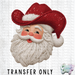 HT4701 • SANTA WITH COWBOY HAT-Country Gone Crazy-Country Gone Crazy