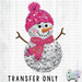 HT4702 • SNOWMAN PINK DIAMOND SEQUINS-Country Gone Crazy-Country Gone Crazy