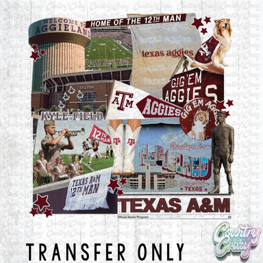 HT4720 • A&M COLLAGE-Country Gone Crazy-Country Gone Crazy