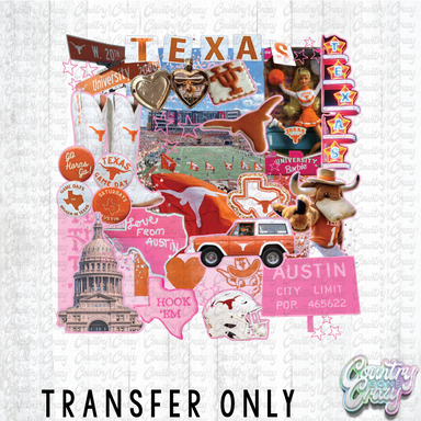 HT4721 • LONGHORNS COLLAGE-Country Gone Crazy-Country Gone Crazy