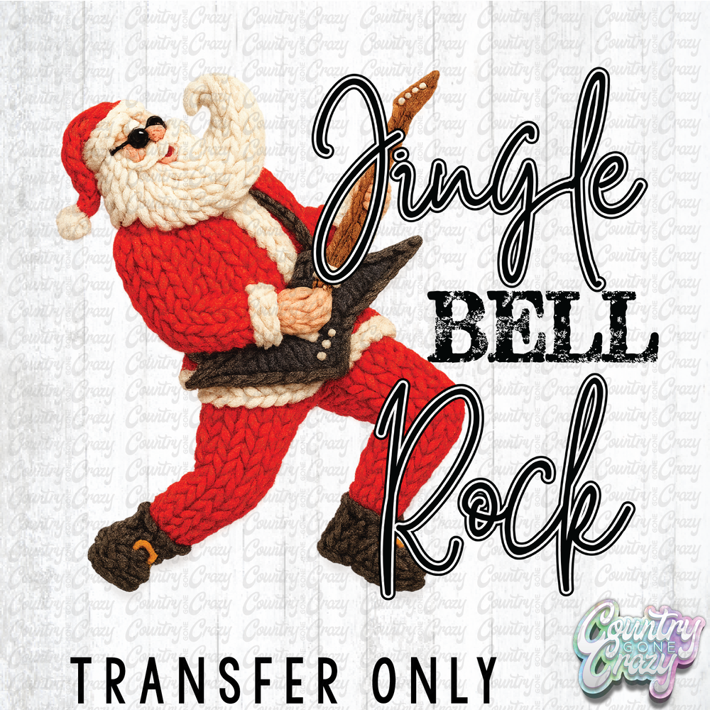 HT4729 • JINGLE BELL ROCK SANTA-Country Gone Crazy-Country Gone Crazy