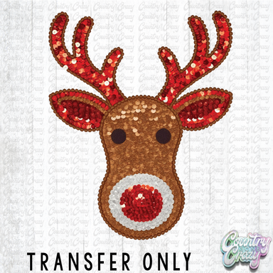 HT4733 • REINDEER SEQUINS-Country Gone Crazy-Country Gone Crazy