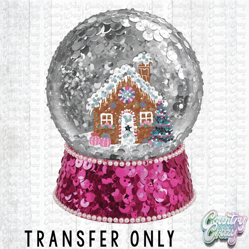 HT4734 • SNOWGLOBE SEQUINS-Country Gone Crazy-Country Gone Crazy