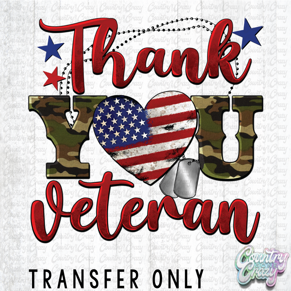 HT4739 • CAMO THANK YOU-Country Gone Crazy-Country Gone Crazy