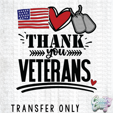 HT4740 • THANK YOU VETERANS-Country Gone Crazy-Country Gone Crazy