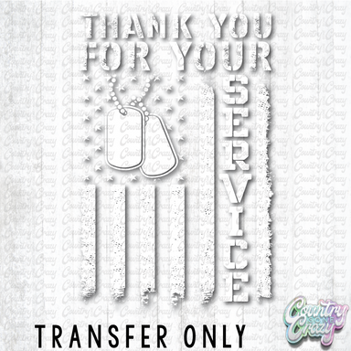 HT4742 • SERVICE, THANK YOU-Country Gone Crazy-Country Gone Crazy