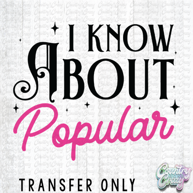 HT4759 • I KNOW ABOUT POPULAR-Country Gone Crazy-Country Gone Crazy