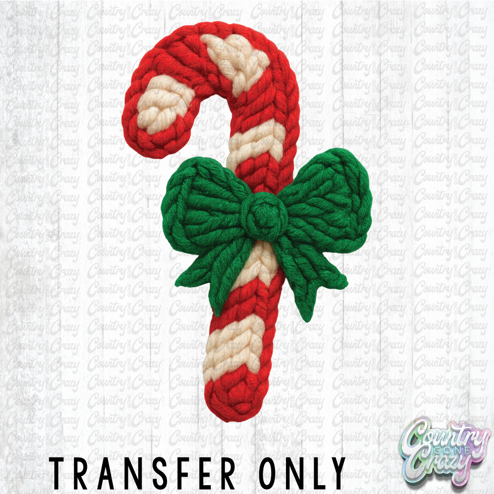 HT4780 • CANDY CANE FAUX YARN-Country Gone Crazy-Country Gone Crazy
