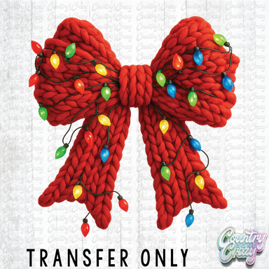 HT4782 • CHISTMAS BOW WITH LIGHTS-Country Gone Crazy-Country Gone Crazy