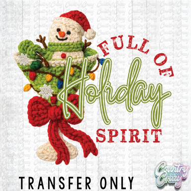 HT4789 • FULL OF HOLIDAY SPIRIT-Country Gone Crazy-Country Gone Crazy