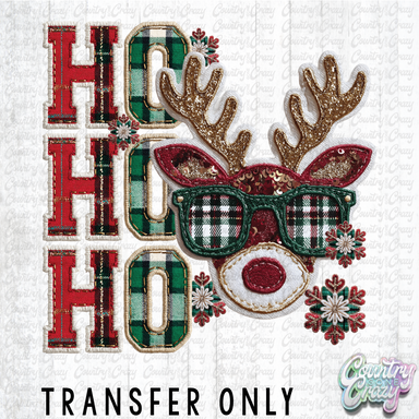 HT4790 • HO HO HO REINDEER-Country Gone Crazy-Country Gone Crazy