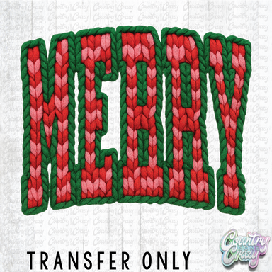 HT4796 • MERRY CHECKERED FAUX YARN-Country Gone Crazy-Country Gone Crazy