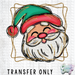 HT4799 • SANTA WITH GLITTER OUTLINE-Country Gone Crazy-Country Gone Crazy