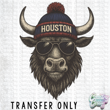 HT4878 • TEXANS BULL-Country Gone Crazy-Country Gone Crazy