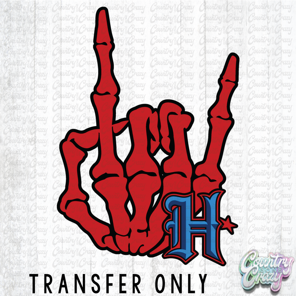 HT4881 • TEXANS HAND AND LOGO-Country Gone Crazy-Country Gone Crazy