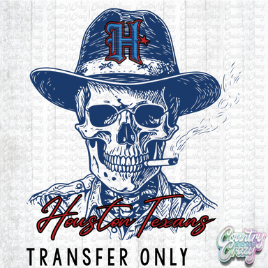 HT4882 • HOUSTON TEXANS SKELETON-Country Gone Crazy-Country Gone Crazy