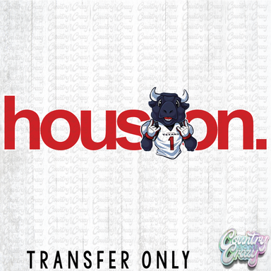 HT4884 • HOUSTON - RED AND WHITE-Country Gone Crazy-Country Gone Crazy