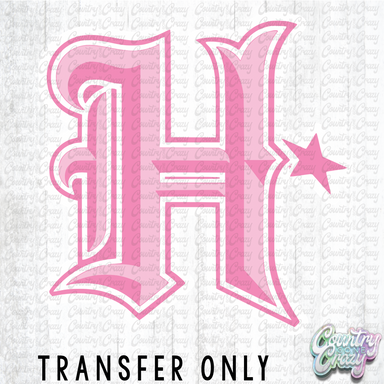 HT4886 • H PINK LOGO-Country Gone Crazy-Country Gone Crazy