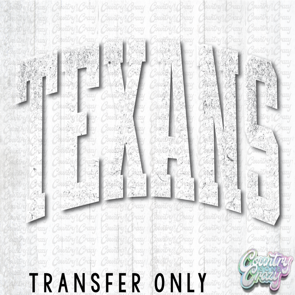 HT4889 • TEXANS - WHITE-Country Gone Crazy-Country Gone Crazy