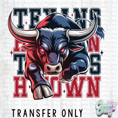 HT4890 • H-TOWN WITH BULL-Country Gone Crazy-Country Gone Crazy