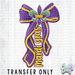 HT4901 • FAUX YARD MARDI GRAS BOW-Country Gone Crazy-Country Gone Crazy