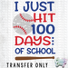 HT4936 • I JUST HIT 100 DAYS OF SCHOOL-Country Gone Crazy-Country Gone Crazy