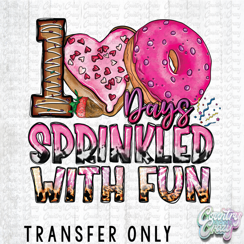 HT4953 • 100 DAYS SPRINKLED WITH FUN-Country Gone Crazy-Country Gone Crazy