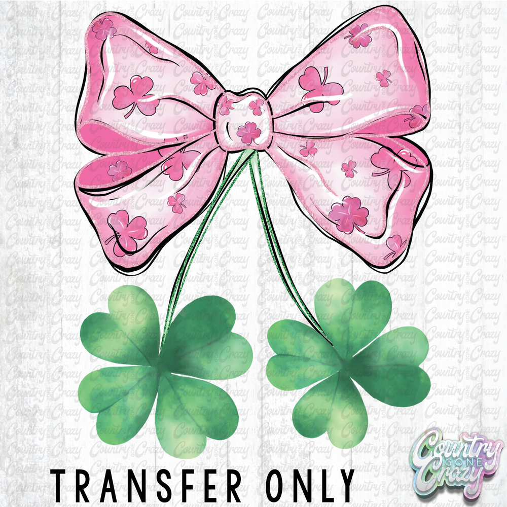 HT5028 • LUCKY PINK BOW-Country Gone Crazy-Country Gone Crazy