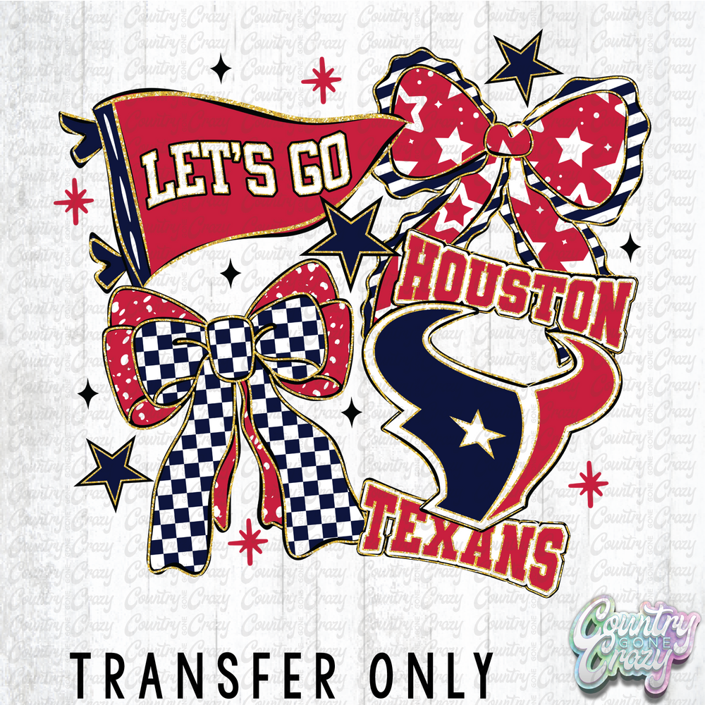 HT5036 • LET'S GO HOUSTON TEXANS-Country Gone Crazy-Country Gone Crazy