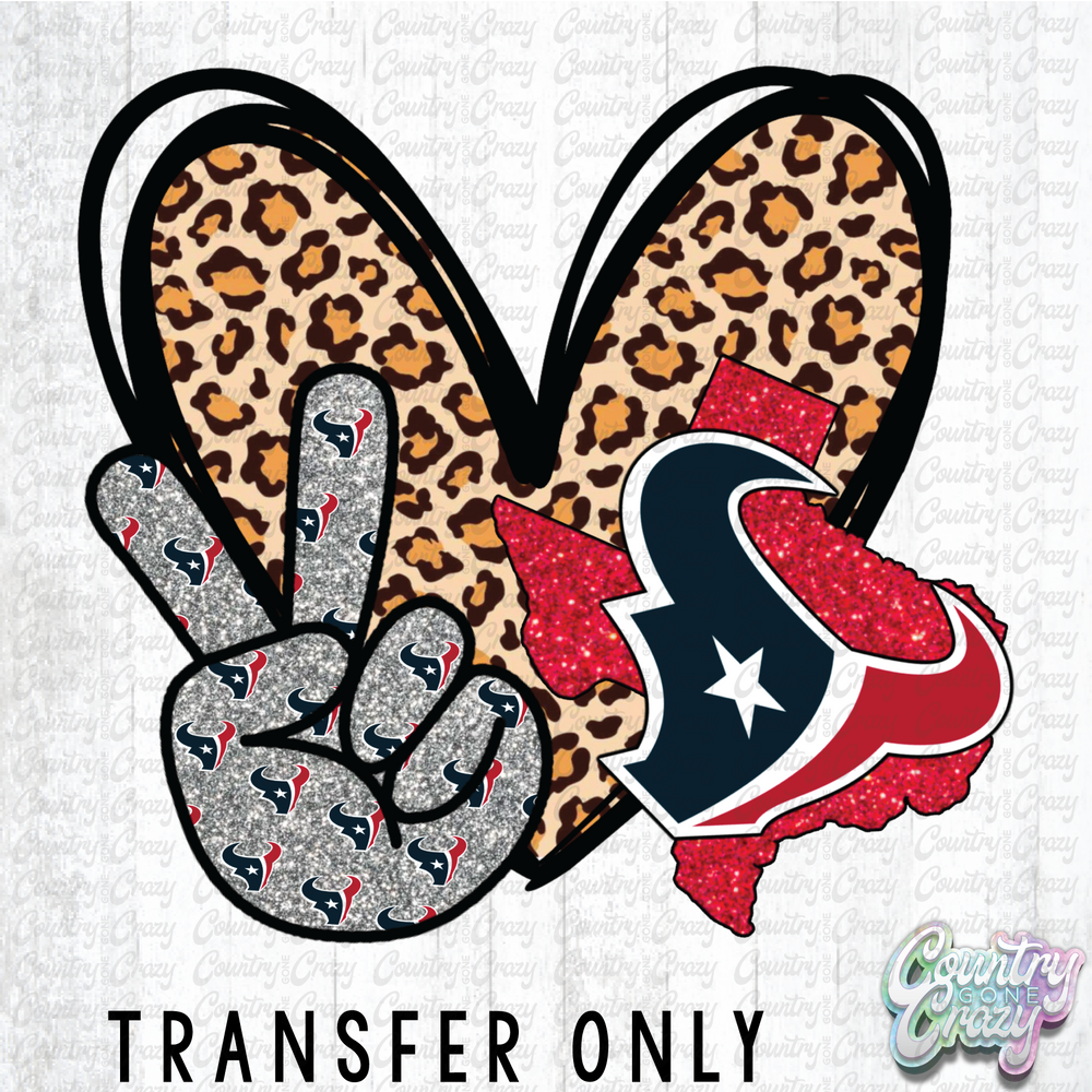 HT5037 • PEACE LOVE TEXANS-Country Gone Crazy-Country Gone Crazy