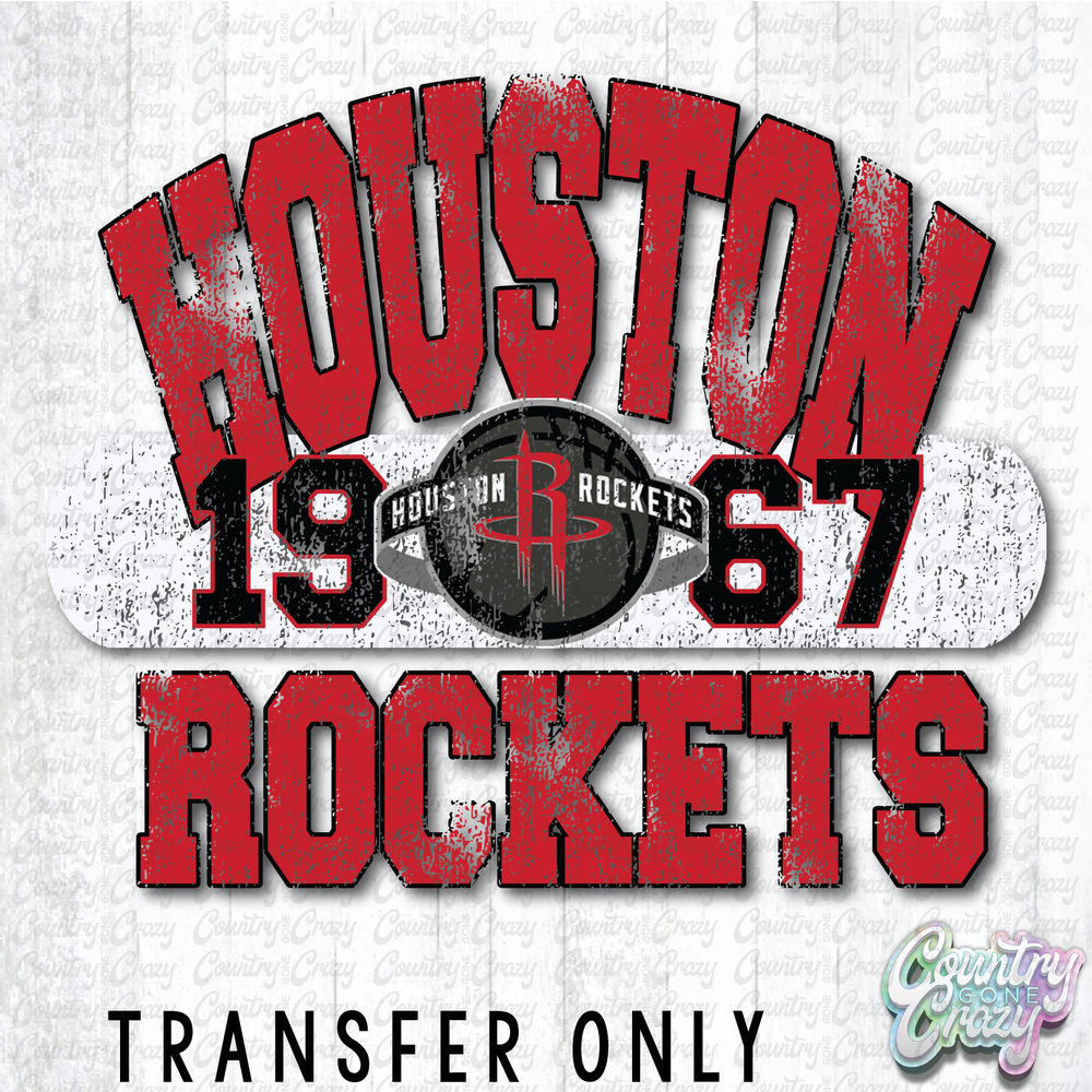 HT5050 • HOUSTON ROCKETS EST. 1967-Country Gone Crazy-Country Gone Crazy