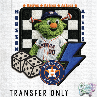 HT5052 • FAUX YARN ORBIT WITH ORANGE LETTERS-Country Gone Crazy-Country Gone Crazy