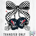 HT5056 • CHECKERED CHERRY BOW WITH HELMETS-Country Gone Crazy-Country Gone Crazy