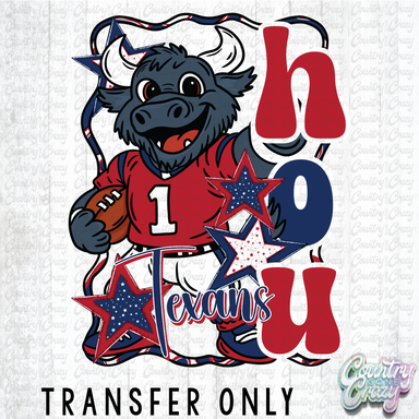 HT5058 • HOU MASCOT TORO-Country Gone Crazy-Country Gone Crazy
