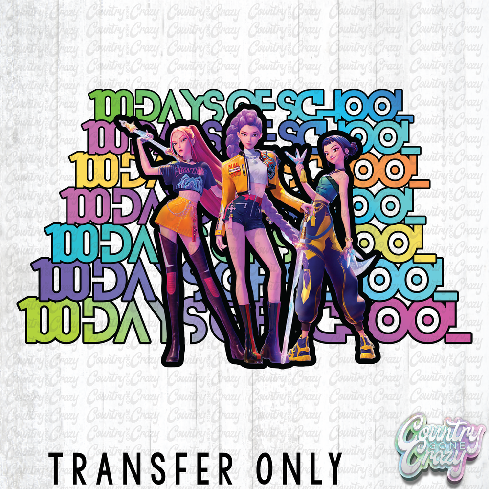 HT5064 • 100 DAYS OF SCHOOL - HUNTRIX-Country Gone Crazy-Country Gone Crazy