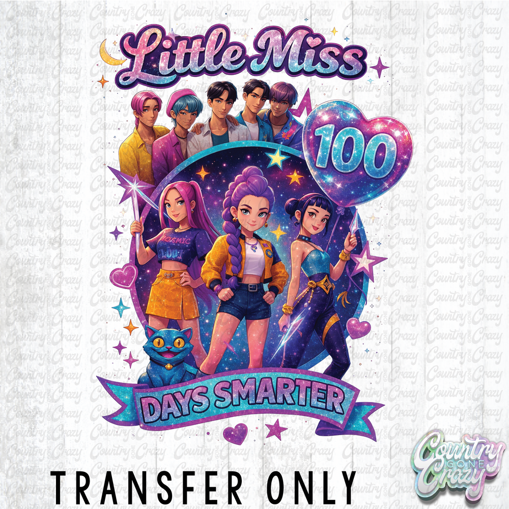 HT5065 • LITTLE MISS 100 DAYS SMARTER-Country Gone Crazy-Country Gone Crazy