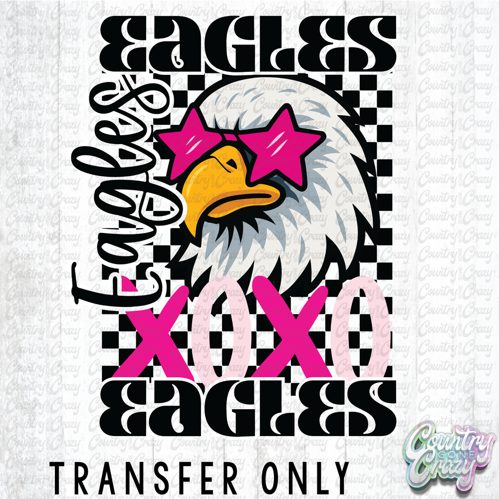 HT5076 • EAGLES XOXO-Country Gone Crazy-Country Gone Crazy