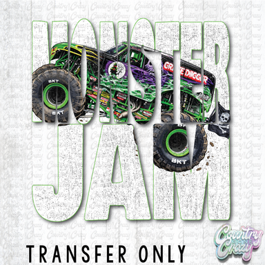 HT5090 • MONSTER JAM - GRAVE DIGGER-Country Gone Crazy-Country Gone Crazy