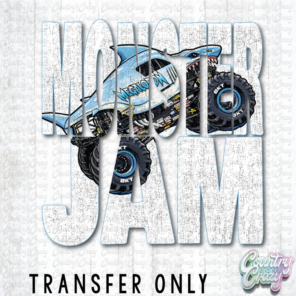 HT5093 • MONSTER JAM - MEGALADON-Country Gone Crazy-Country Gone Crazy