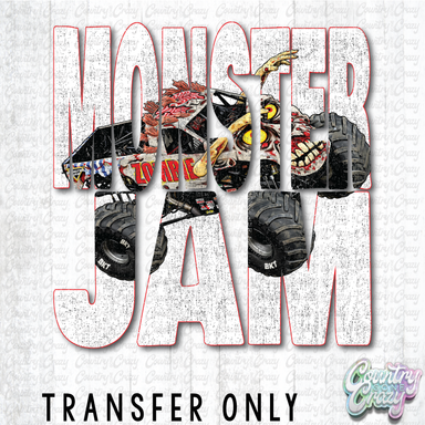 HT5095 • MONSTER JAM - ZOMBIE-Country Gone Crazy-Country Gone Crazy