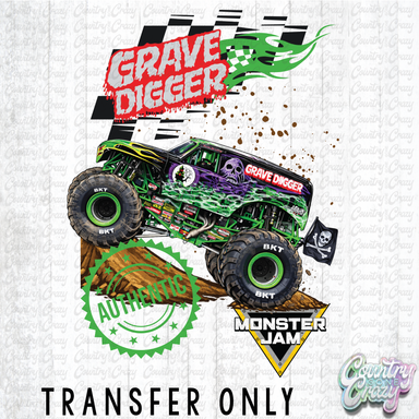 HT5102 • GRAVE DIGGER AUTHENTIC-Country Gone Crazy-Country Gone Crazy