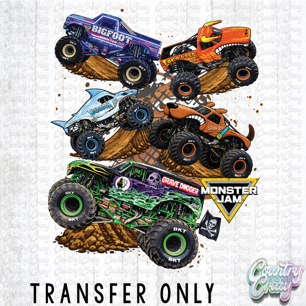 HT5104 • MONSTER JAM TRUCKS-Country Gone Crazy-Country Gone Crazy