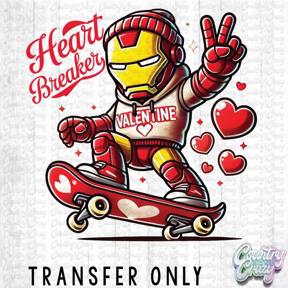 HT5120 • HEART BREAKER - IRON MAN-Country Gone Crazy-Country Gone Crazy