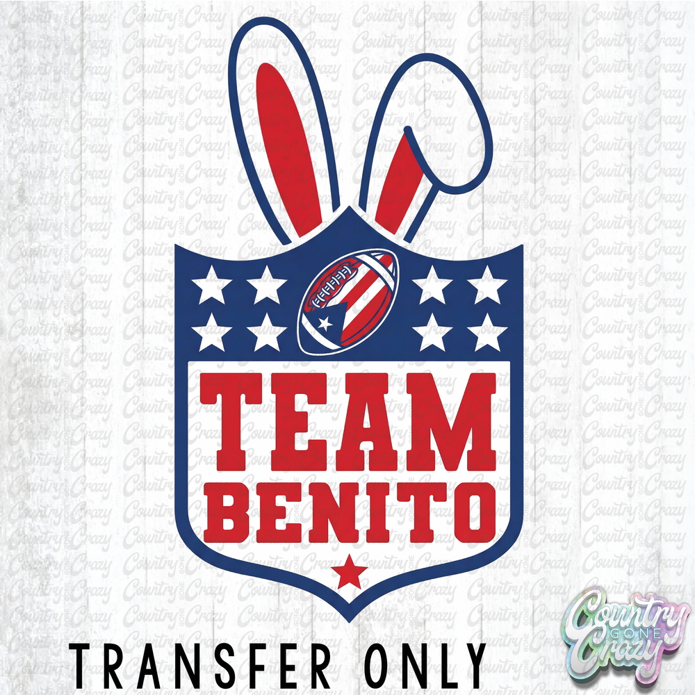 HT5127 • TEAM BENITO WITH EARS-Country Gone Crazy-Country Gone Crazy