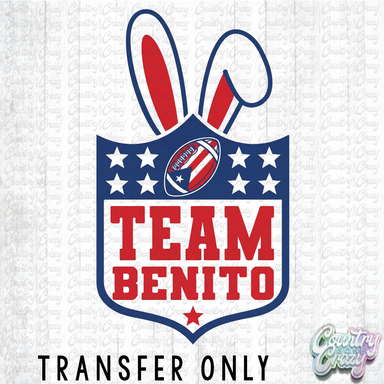HT5127 • TEAM BENITO WITH EARS-Country Gone Crazy-Country Gone Crazy