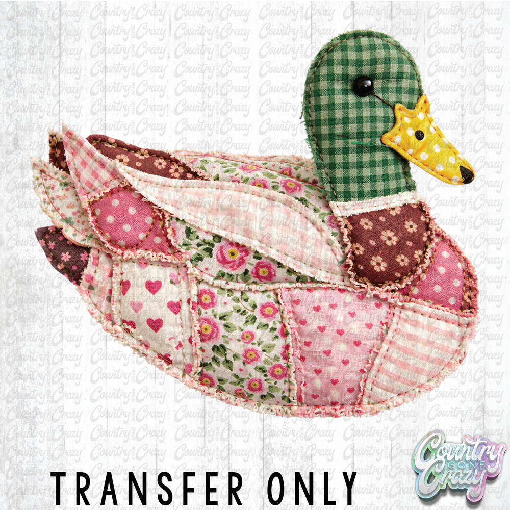 HT5138 • DUCK PINK QUILT-Country Gone Crazy-Country Gone Crazy
