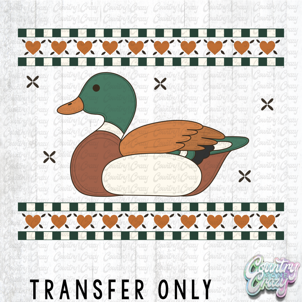HT5141 • DUCK WITH HEARTS-Country Gone Crazy-Country Gone Crazy