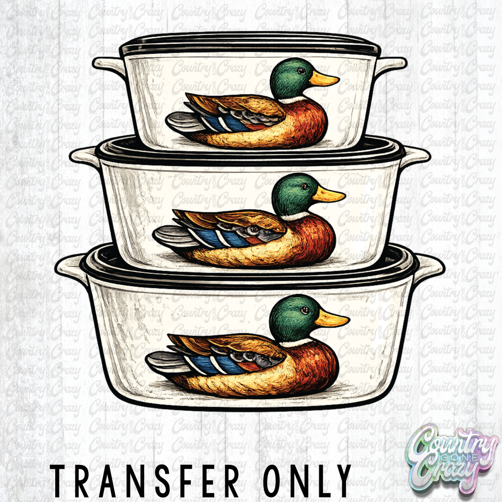 HT5171 • PYREX DUCKS-Country Gone Crazy-Country Gone Crazy