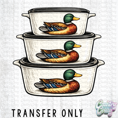 HT5171 • PYREX DUCKS-Country Gone Crazy-Country Gone Crazy