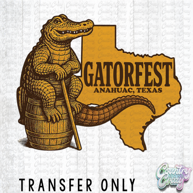 HT4544 • TEXAS GATOR FEST-Country Gone Crazy-Country Gone Crazy